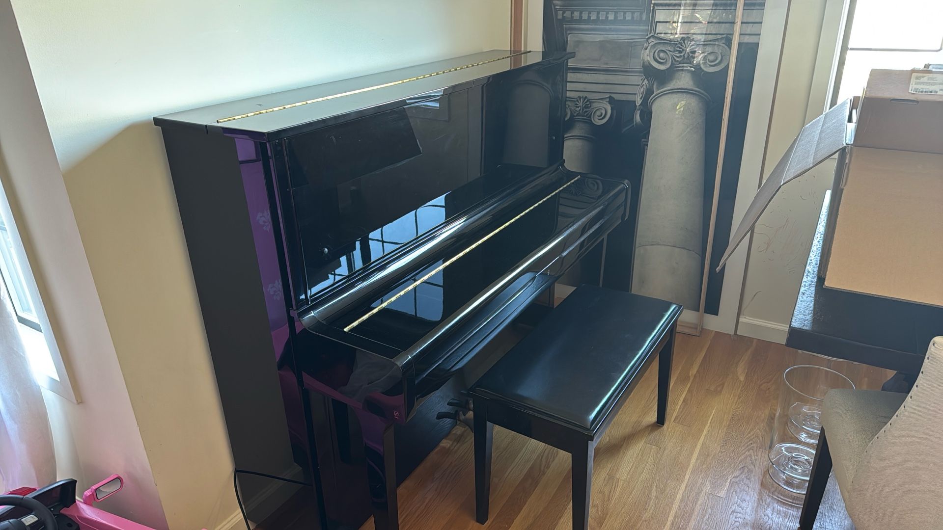 Yamaha Piano With Bench