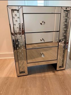 Mirrored Nightstand