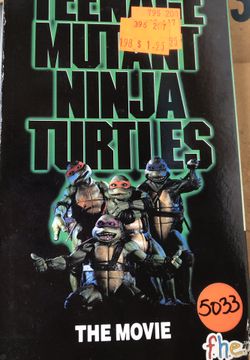 Teenage mutant turtles movie vhs