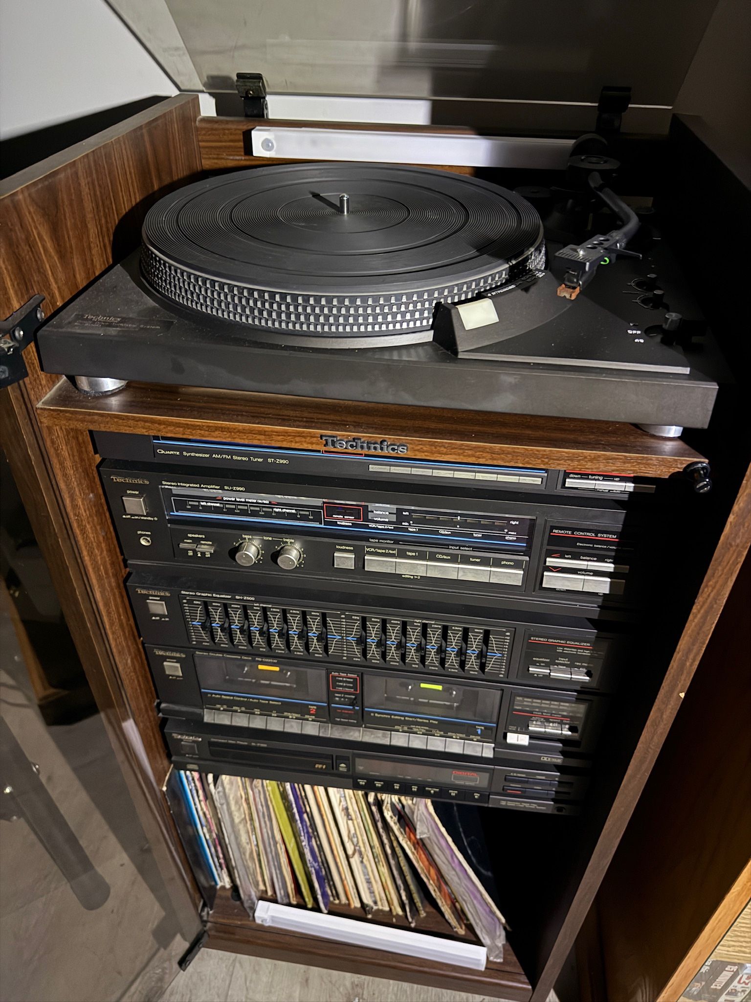 Technics Turntable Amp Cassette Deck