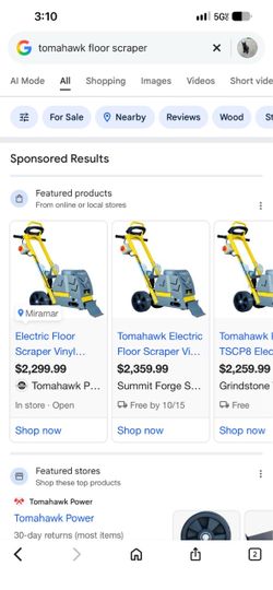 Tomahawk electric scraper
