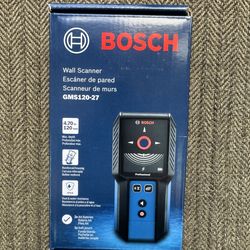 BOSCH GMS120-27 Professional Wall Scanner, Multi-Function Stud Finder