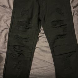 size 32/32 black pants 