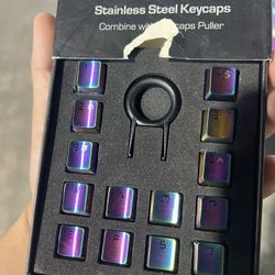 stainless steel keycap covers