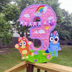 Number 3 Bluey And Bingo Theme