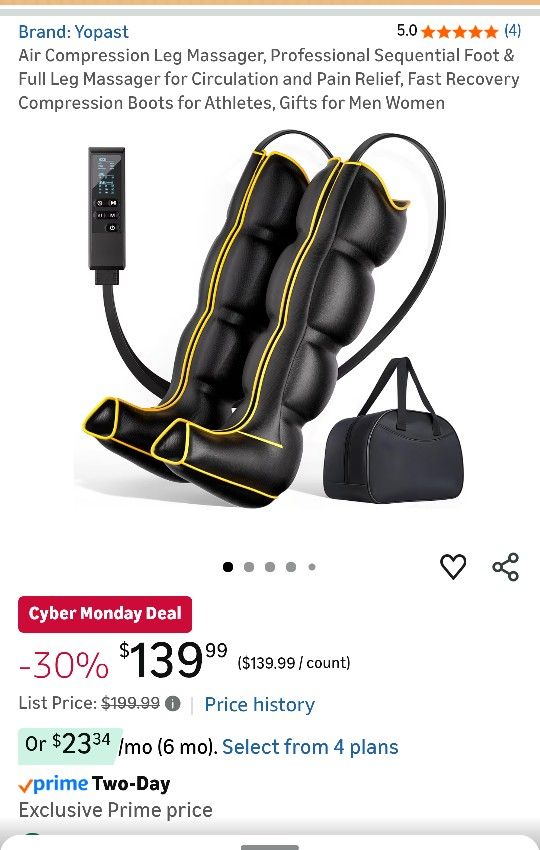 Air Compression Leg Massager