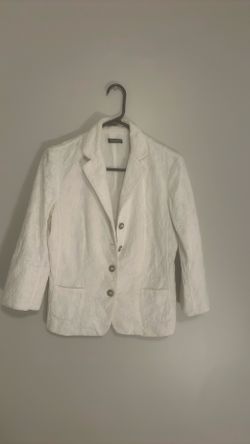 Light white Cute TAHARA Casual Blazer 