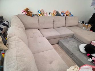 Large Beige Couch