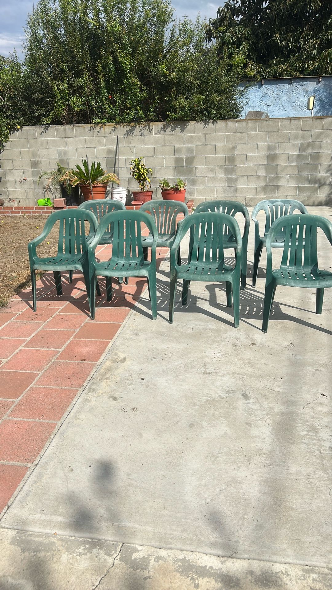 Plastic Chairs 8 Of Then