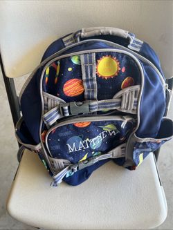 Pottery Barn Kids Solar System Backpack Personalized “Matthew”