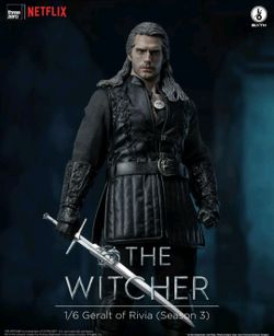 NETFLIX THE WITCHER SEASON 3 GERALT OF RIVIA HENRY CAVILL 1/6 FIGURE THREE ZERO COMPANY NEW IN BOX