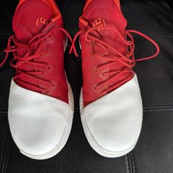 Basketball Shoes, Adidas Harden Vol 1 - ScarlettWhite Rare Men’s 12-1/2