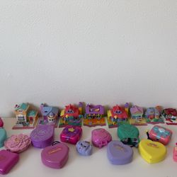 Large Vintage 1990’s Polly Pocket Lot Bundle 