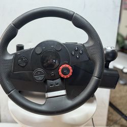 Logitech Driving Force GT gaming steering wheel