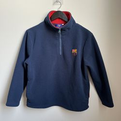 Barcelona Youth Quarter-Zip Pullover Top Size M