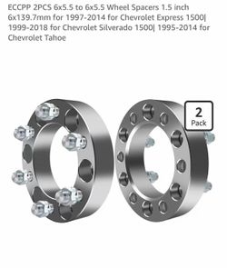 6x5.5 Wheel Spacers 1.5 inch 6x139.7mm