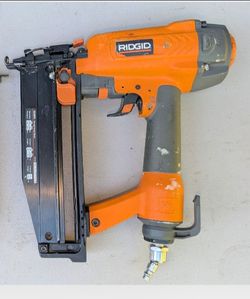 Ridgid Straight Finish Nailer w/Boxes of Nails