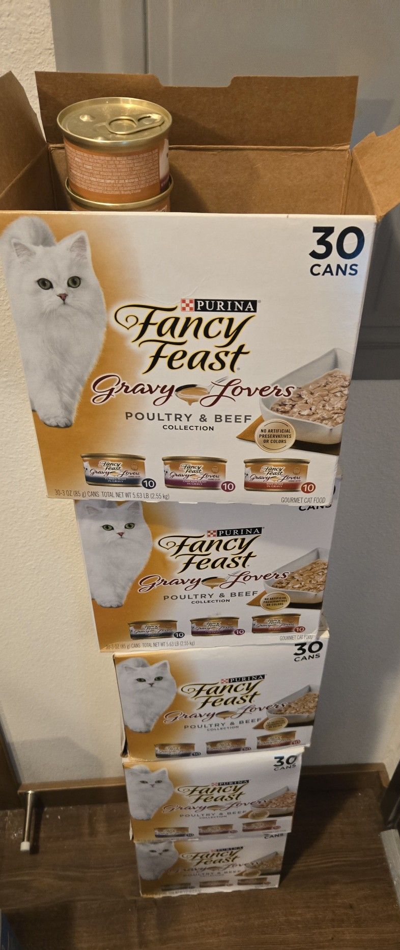 CAT FOOD and litter