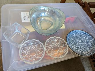 Glass Vases & Decorative Containers – 2 for $1