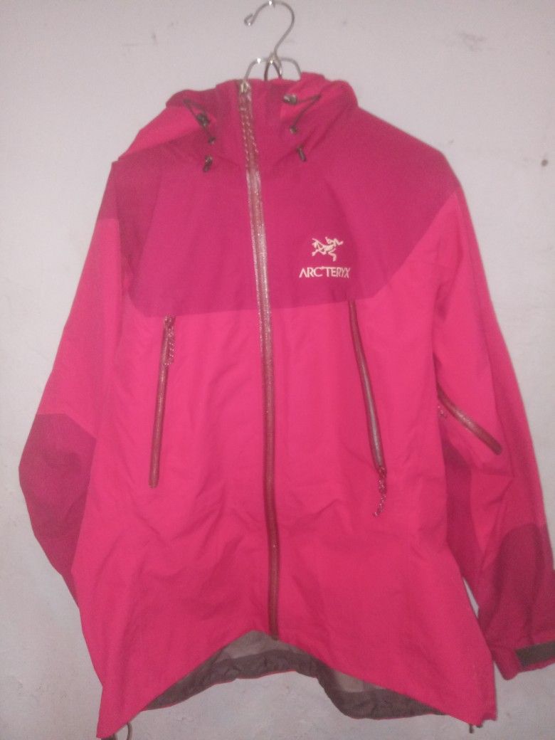 Arcteryx Red Raincoat
