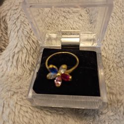 Anillo De 10k Nuevo Número 7