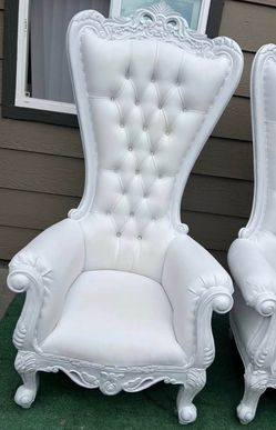 White Throne Chair For Sale Only
