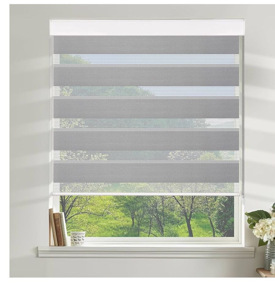 Zebra Blinds, White 31x72