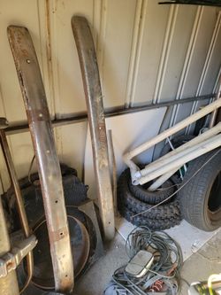 Willys wagon script bumper