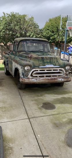 1957 Chevy Short Bed Wrap Around Window 1/2 Ton
