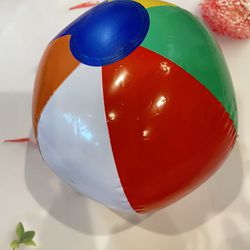 Big Inflatable Rainbow Beach Ball For Kids 