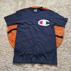 Navy Blue Champion Logo Shirt