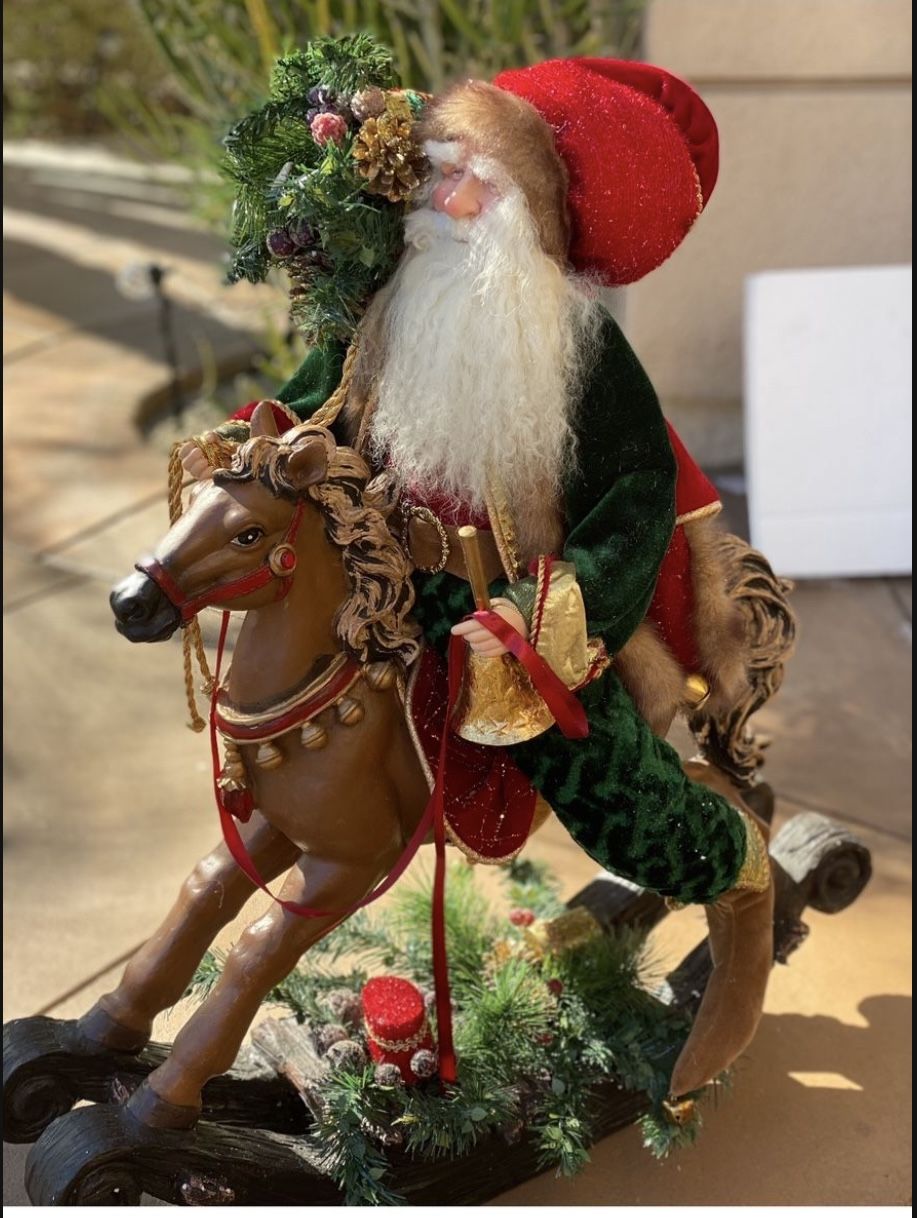 Rocking Horse Santa