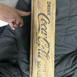 Vintage Wooden Coca-Cola Box. 
