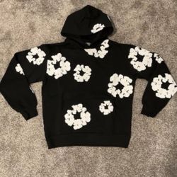 Black denim tears hoodie sz M