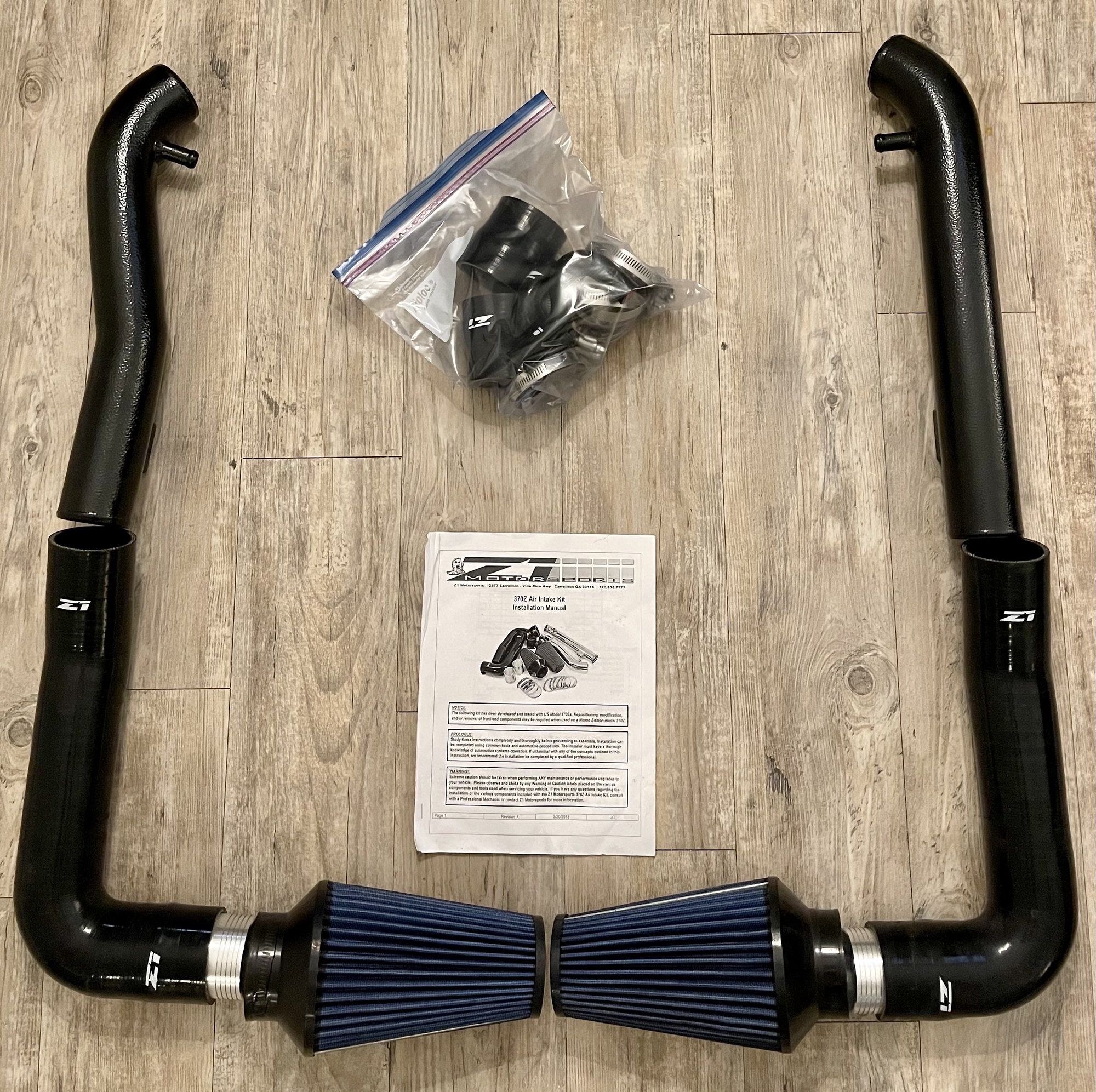 Z1 Long Tube Cold Air Intakes 370z G37