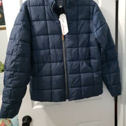 J. crew Mens Box Quilted Lined Puffer Jacket Size MEDIUM