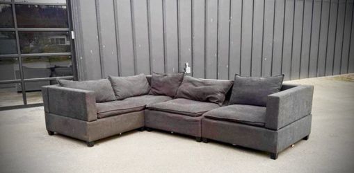 Black Modular Couch