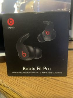 Beats by Dre Fit Pro Black Earbud Headphones