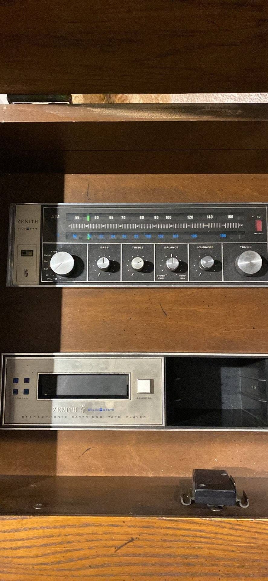 1960s Vintage Zenith Record Player