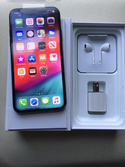 Apple iphone x 64 gb unlocked sold with warranty