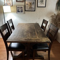 Wood Dining Room Set
