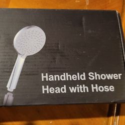 Brand New Handheld Shower Head With Hose