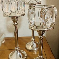 Crystal Candle Holders 