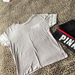 Pink Outfit Size Small Both Shirt And Leggings 