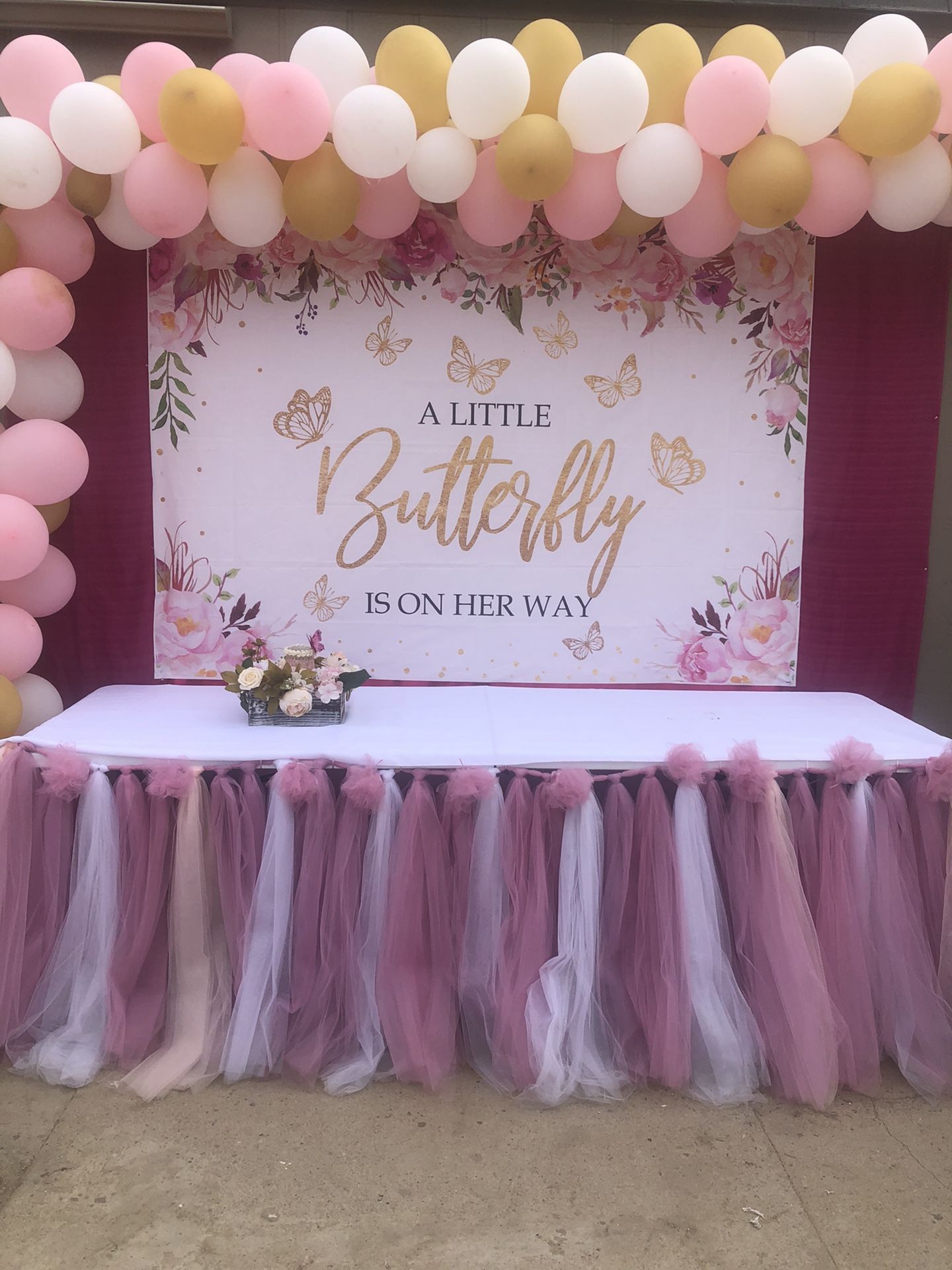 Baby Shower Butterfly Theme