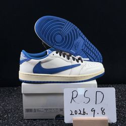 Fragment Design x Travis Scott x Air Jordan 1 Retro Low SIZE 7.5 [BRAND NEW]