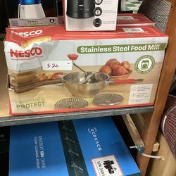 Stainless steel food mil
