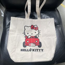 Hello Kitty X Toyota Truck Tote Original Sanrio Canvas 16x15 in