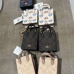 Coach Charm Mini Tote 