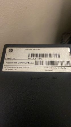 Prodesk hp computer